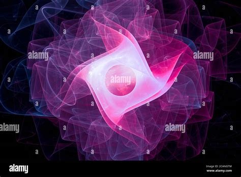 High energy quantum wave generator, conceptual illustration Stock Photo ...