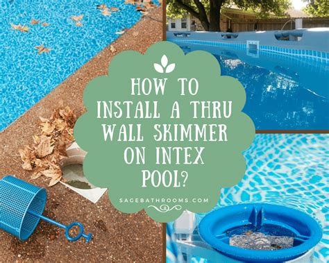 How To Install A Thru Wall Skimmer On Intex Pool? | Intex pool, Intex ...