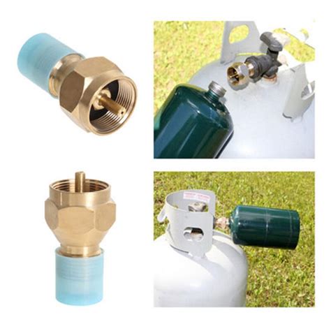 Propane Refill Adapter Lp Gas 1 Lb Cylinder Tank Coupler Heater Bottles ...