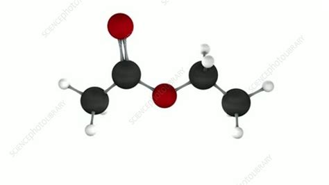 Ethyl ethanoate molecule - Stock Video Clip - K004/8362 - Science Photo ...