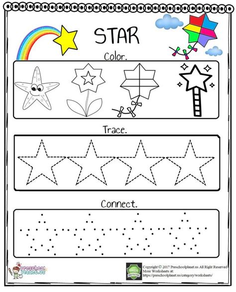 Alphabet Super Star Worksheet