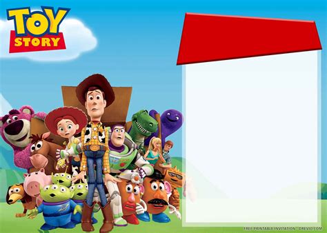 Toy Story Birthday Invitations Free Printable - FREE PRINTABLE TEMPLATES