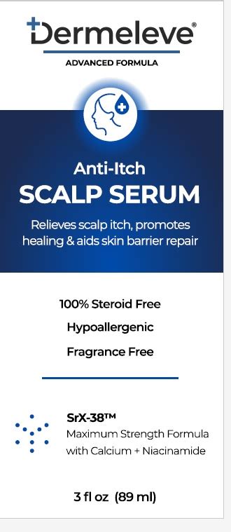 DailyMed - DERMELEVE ANTI ITCH SCALP SERUM- aluminum acetate solution