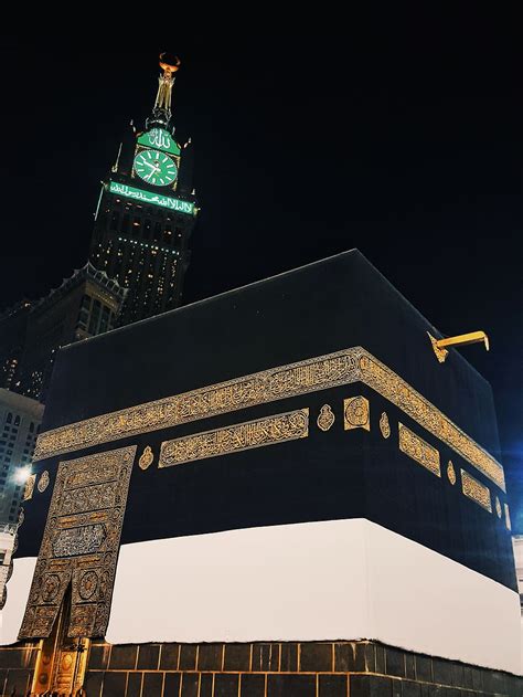 Kaaba At Night Wallpaper