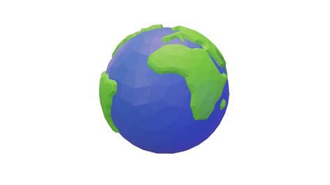 3D rotating world map. Globe around itself. Looping with alpha channel ...