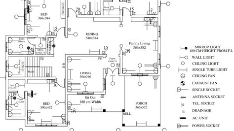 Electrical Floor Plan With Power Layout Details Pdf | Viewfloor.co