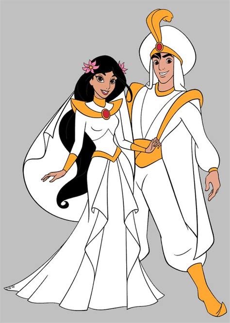 Jasmine and Aladdin's Wedding Day | Aladdin wedding, Aladdin and ...