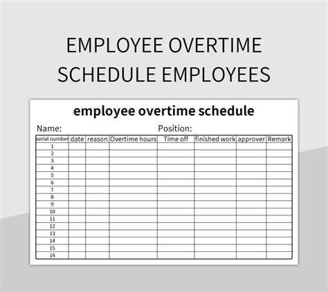 Casual Tips About Overtime Excel Template - Pushice