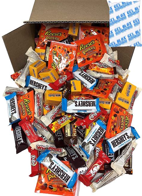 Buy BULK CHOCOLATE CANDY BAR MIX - 5 LB of Individually Wrapped Milk ...