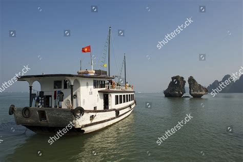 Excursion Boat Halong Bay Vinh Ha Editorial Stock Photo - Stock Image ...