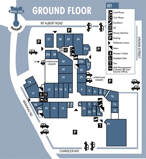 Store Map - Royal Oak Shopping Mall