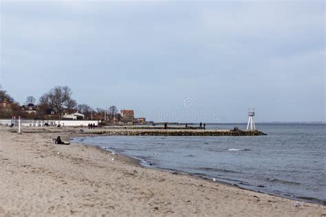 Bellevue Beach in Copenhagen, Denmark Editorial Stock Image - Image of ...