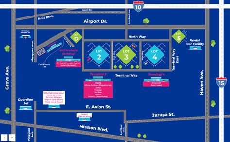 Ontario Airport Parking Map | Living Room Design 2020