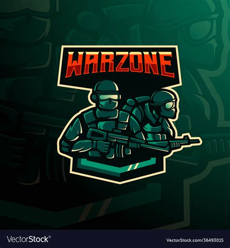 Warzone logo Royalty Free Vector Image - VectorStock