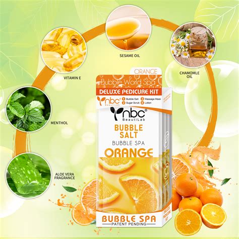 Orange 4 in 1 Bubble World Spa – NBC BeautiLab