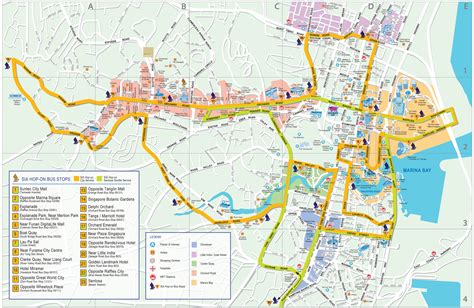 Large detailed road map of Singapore city. Singapore city large ...