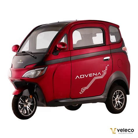 Veleco ADVENA – enclosed 2-seater electric moped ~ Velobike