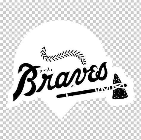 Logo Black And White Brand Atlanta Braves PNG, Clipart, Animal, Atlanta ...