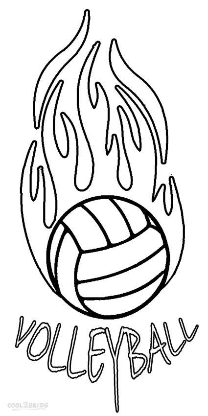 Free Volleyball Coloring Pages - ChesenGuerrero