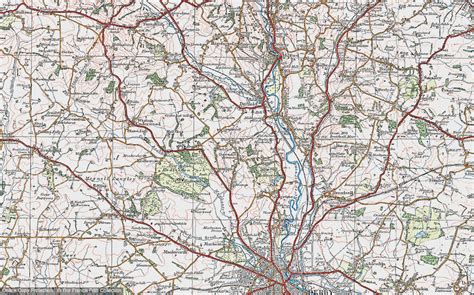 Historic Ordnance Survey Map of Quarndon, 1921