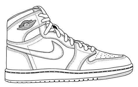 Basketball Shoes Coloring Pages - GetColoringPages.com