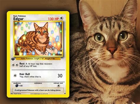 Personalized Pet Pokemon Cards