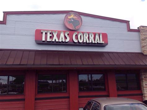 Menu of Texas Corral, Oak Lawn, Chicago