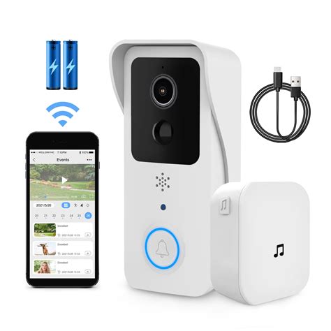 Smart Wireless Remote Video Doorbell Intelligent Visual Ring Doorbell ...