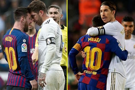 Lionel Messi and Sergio Ramos had a fierce rivalry in LaLiga - now they ...