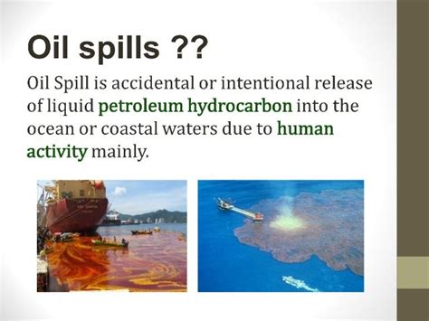 Oil spills prevention