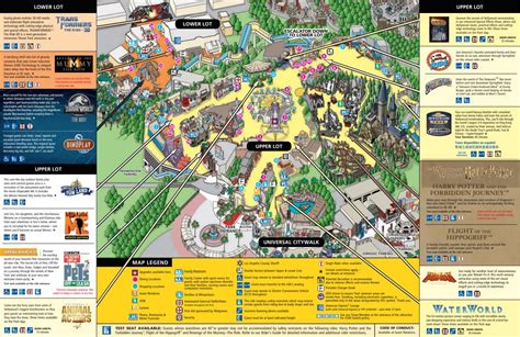 Printable Universal Studios Hollywood Map