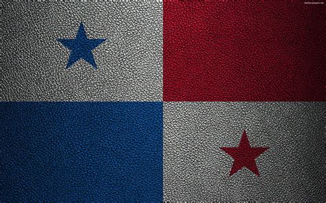 Flag of Panama, leather texture, North, panama flag HD wallpaper | Pxfuel