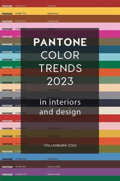 PANTONE Fall Winter Colors 2022-2023 Trends | Pantone trends, Pantone ...