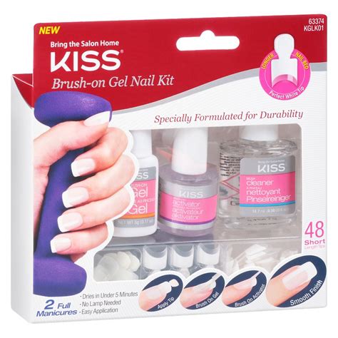 Kiss Brush-on Gel Nail Kit | Walgreens