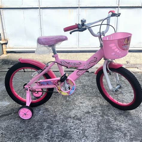 Pink Bike for Girls Princess Bike Size 16, Sports Equipment, Bicycles ...