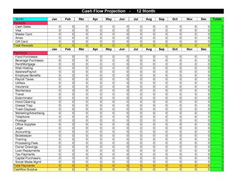 Cash Flow Spreadsheet Template Free — db-excel.com