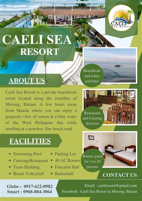 Caeli Sea Resort in Morong, Bataan