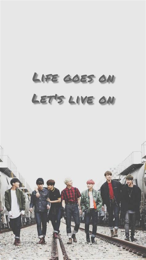 Download BTS Life Goes On Let's Live On Wallpaper | Wallpapers.com