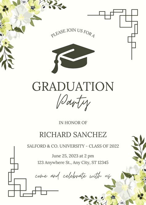 Class Of 2022 Graduation Invitations