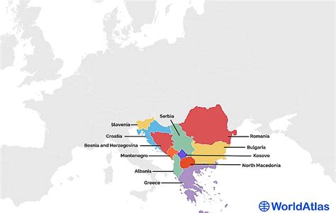 Balkan Countries - WorldAtlas