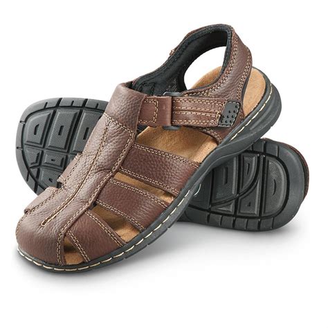 Men's Dr. Scholl's Gaston Sandals, Briar - 590538, Sandals & Flip Flops ...