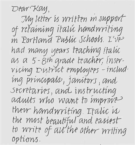 Italic Examples - Handwriting Success