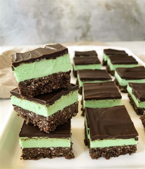 Mint Nanaimo Bars Recipe - Knead Some Sweets