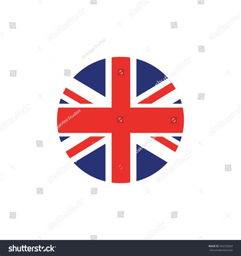 Union Jack Round Logo Stock Vector (Royalty Free) 566725669 | Shutterstock