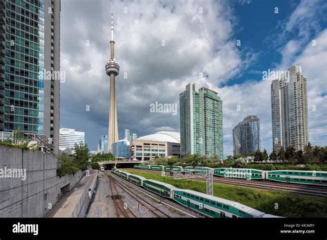 Toronto Skyline with the CN Tower Stock Photo - Alamy