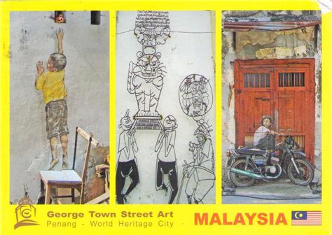 George Town Street Art (Malaysia) – Global Postcard Sales