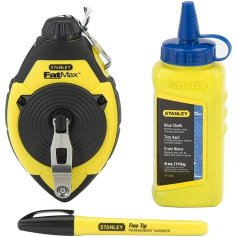 Stanley 47-681 100 Chalk Line Reel & Chalk Set - Walmart.com - Walmart.com