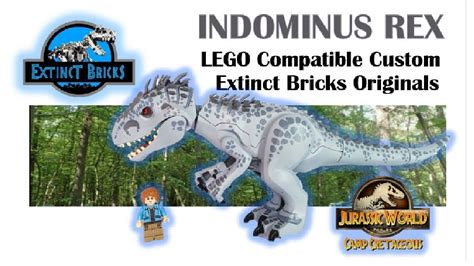 INDOMINUS REX - CAMP CRETACEOUS -LEGO DINOSAUR (UNOFFICIAL) - #LEGO # ...