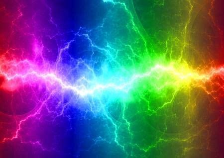 Rainbow abstract lightning, electric abstract | Rainbow abstract ...