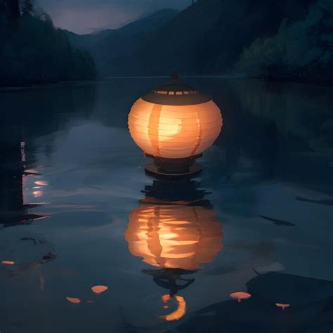 Premium AI Image | paper lantern lantern festival